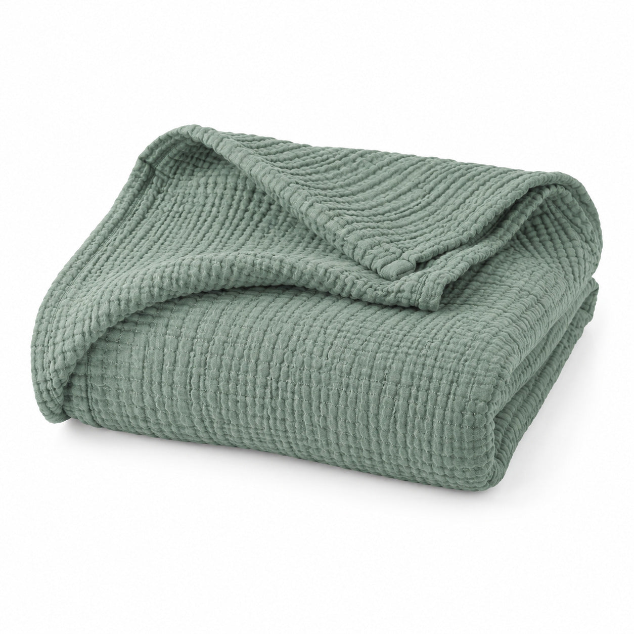 6-Layer Pure Cotton Gauze Towel Blanket, All-Cotton Bubble Gauze Towel Blanket, Single/Double Air-Conditioning Summer Cooling Blanket, Thin Quilt