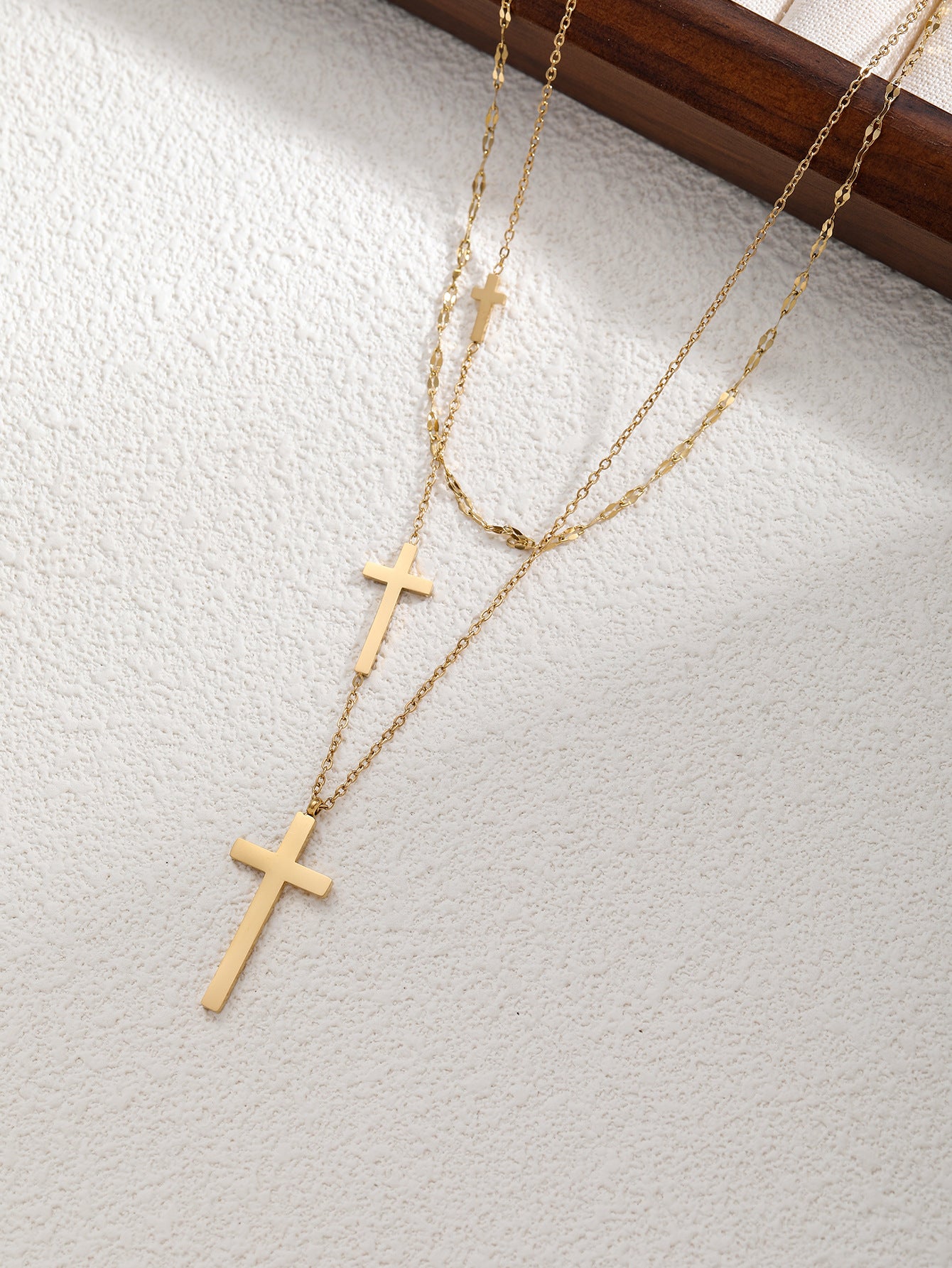 Cross Pearl Necklace