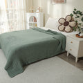 6-Layer Pure Cotton Gauze Towel Blanket, All-Cotton Bubble Gauze Towel Blanket, Single/Double Air-Conditioning Summer Cooling Blanket, Thin Quilt