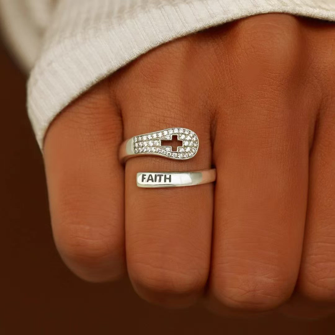 Adjustable Cross Cut Out Ring