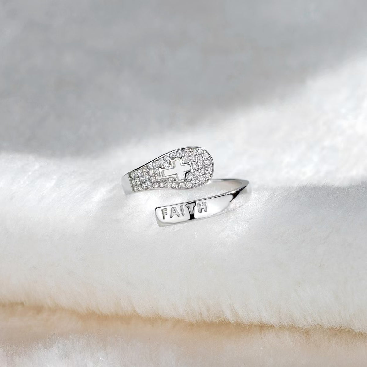 Adjustable Cross Cut Out Ring